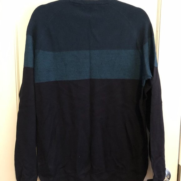 Blue Gradient Stripe Sweater - Picture 3 of 3